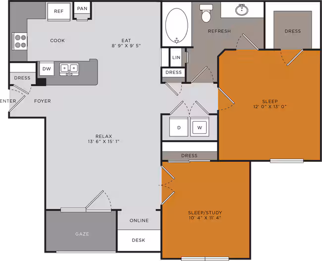 Unit 12108 12108 floor plan