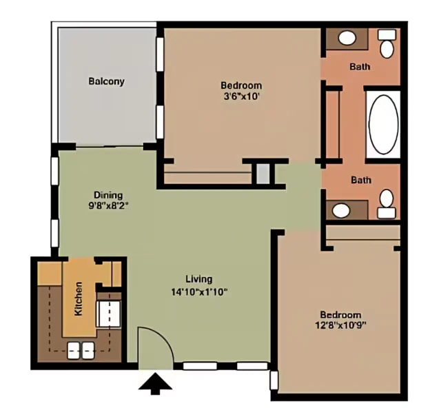 B1 3701 floor plan