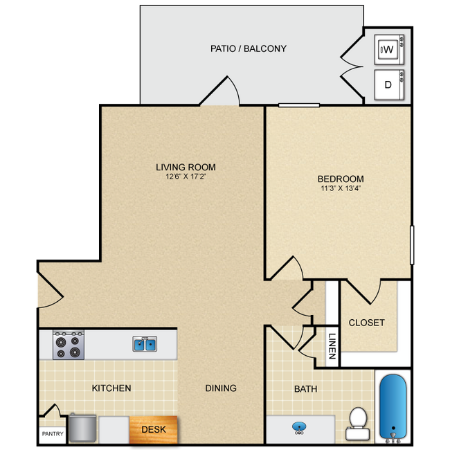 Unit 12201 12305 floor plan