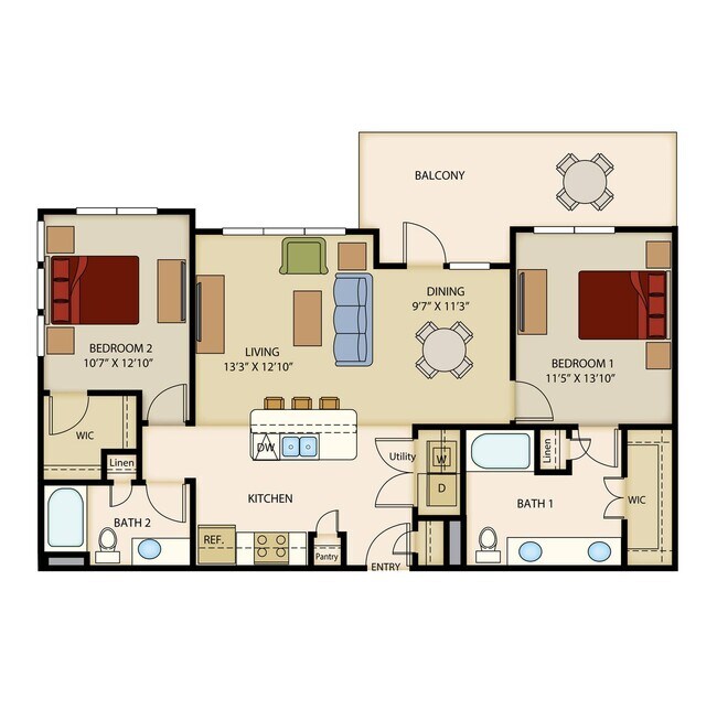 Unit 06-6308 06-6308 floor plan