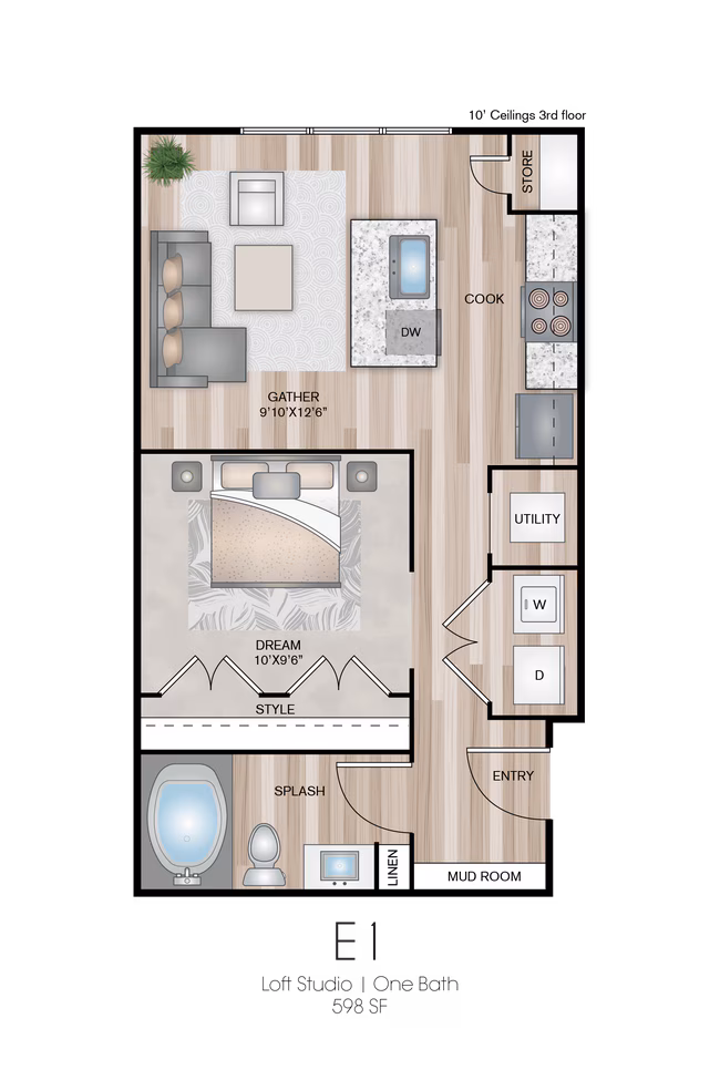 E1 1716 floor plan