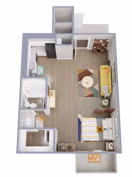 Unit I13 D11 floor plan