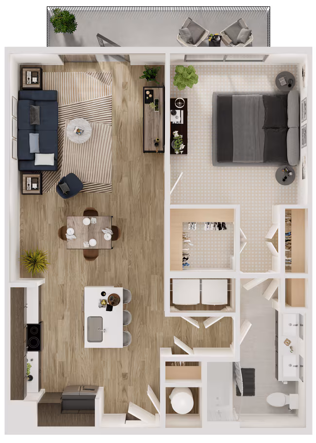 Unit 4113 4430 floor plan