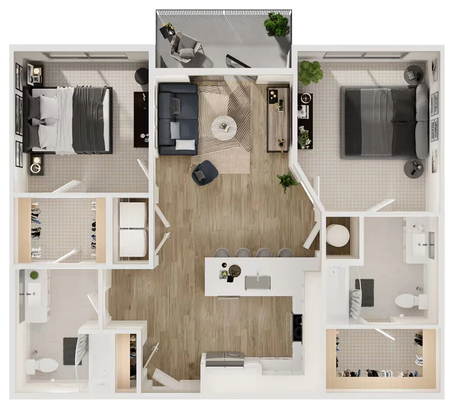 B1a 1406 floor plan