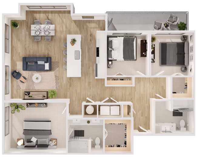 Unit 3413 3413 floor plan
