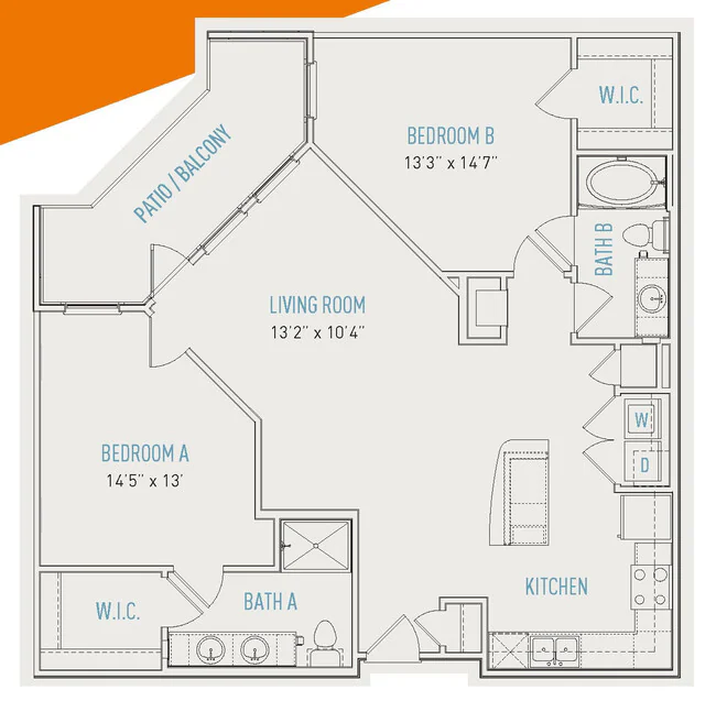 Unit 5217 2330 floor plan