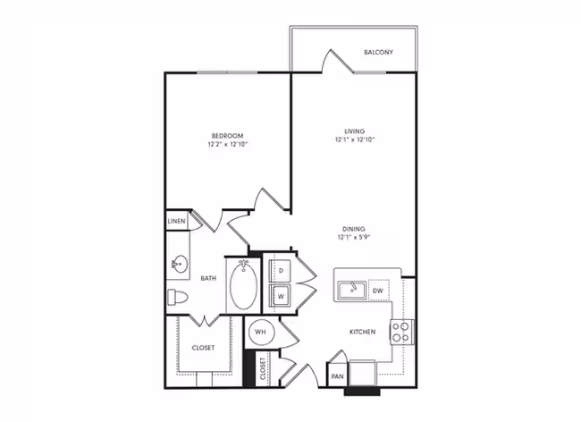 Unit 2-2121 2-2121 floor plan