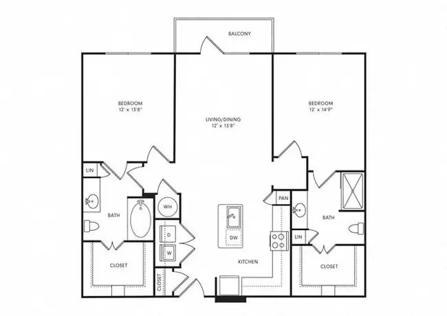 Unit 3-3118 3-3118 floor plan