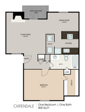 1x1 175 floor plan