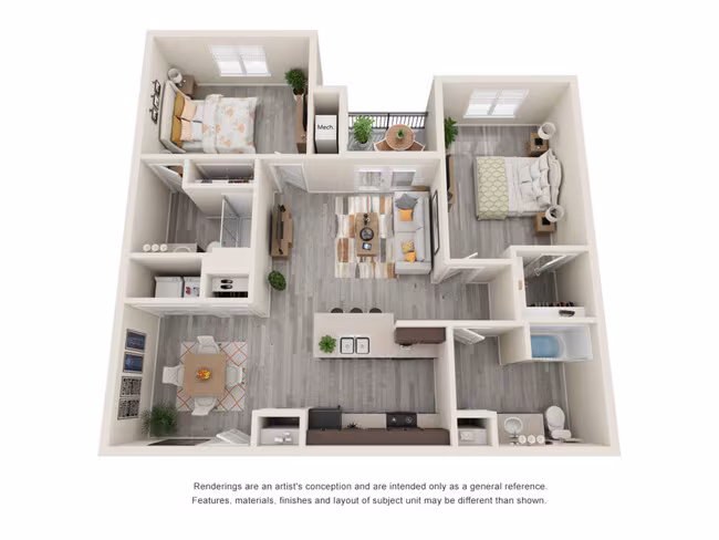 Unit 2111 6311 floor plan