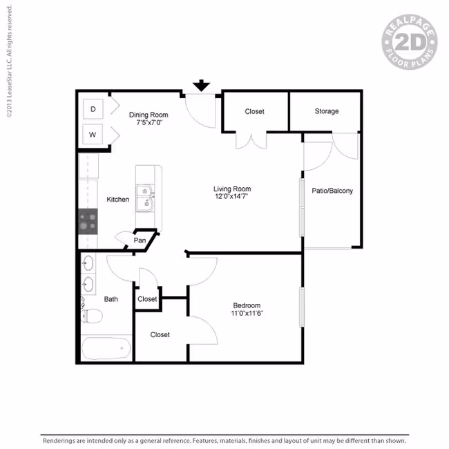 Unit 0415 1113 floor plan