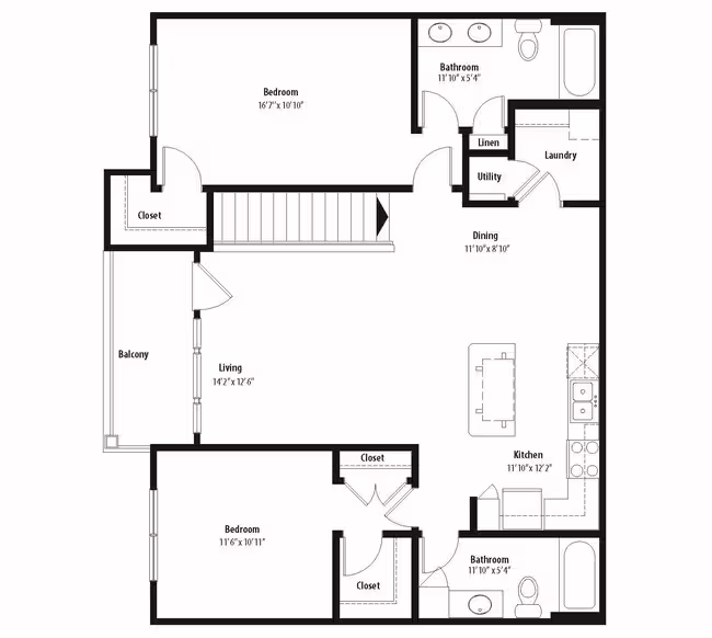 Unit 8215 4208 floor plan
