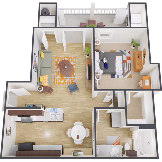 Unit 11301 2207 floor plan