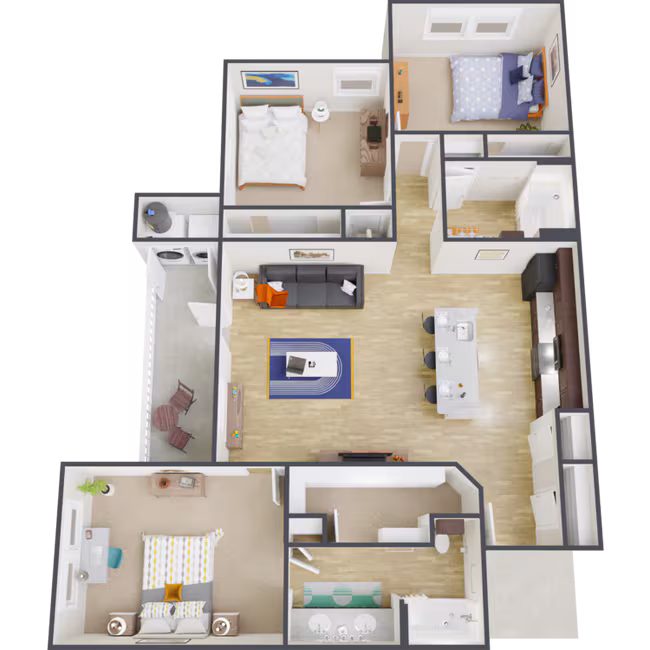 Unit 7302 7302 floor plan