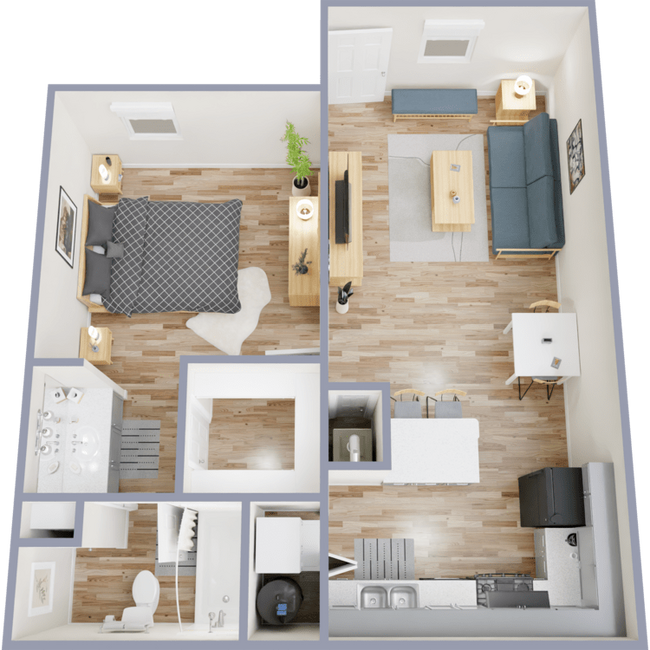 Unit C6 B7 floor plan