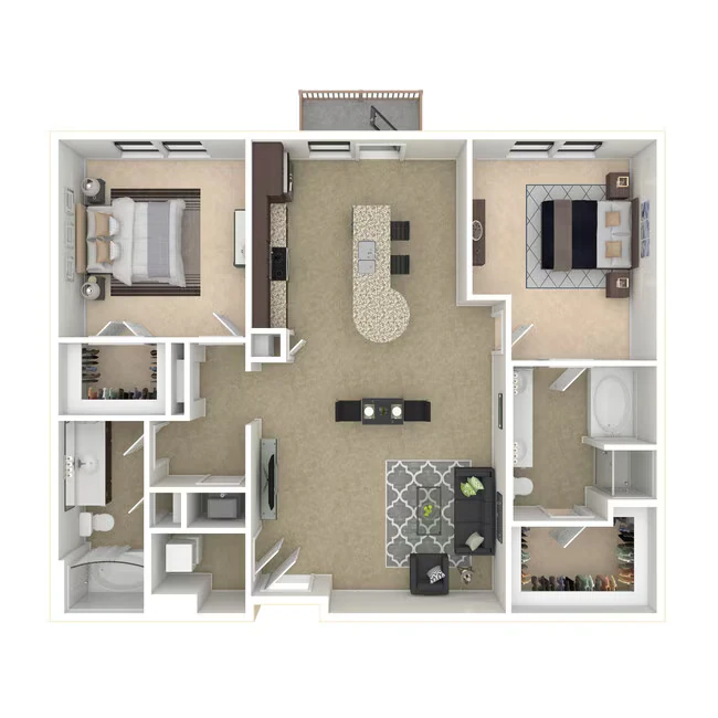 2B 1508 floor plan