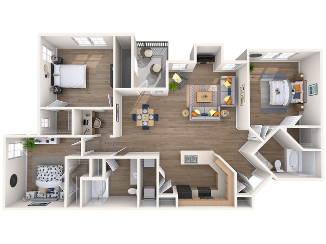 Unit 0921 0932 floor plan