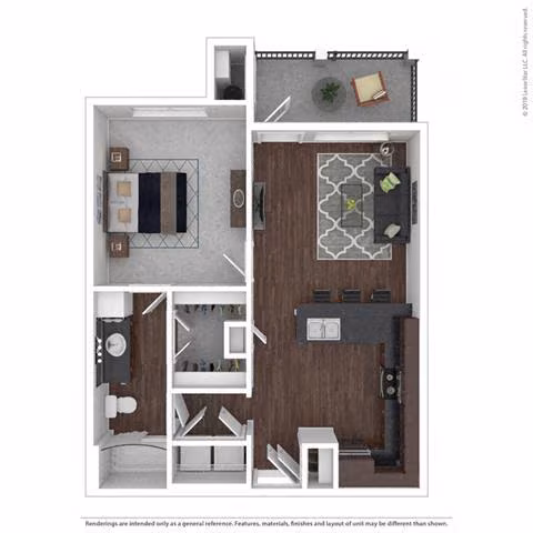 Unit 1307 2207 floor plan