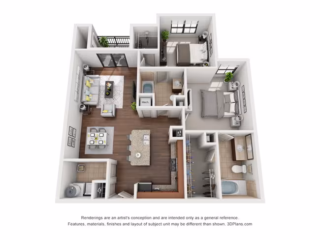 Unit 2105 2105 floor plan
