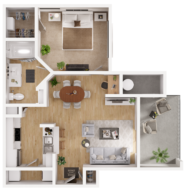 Oak A0336 floor plan
