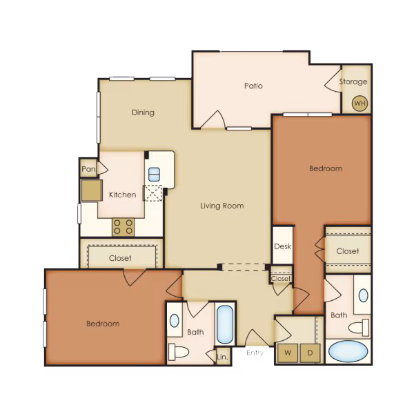 Unit 15302 15302 floor plan