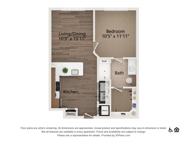 Unit 4109 4109 floor plan