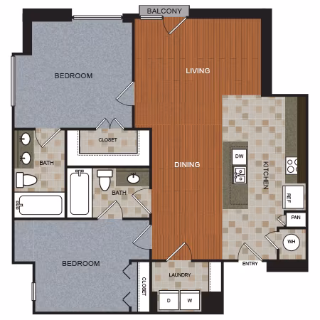 Unit C104 C104 floor plan