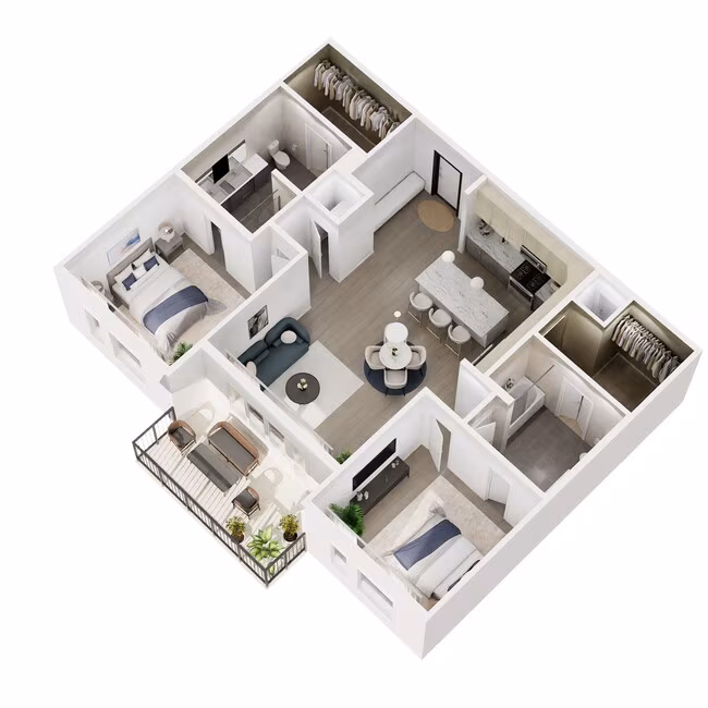 B1e 1407 floor plan