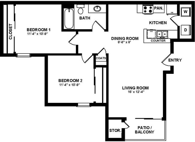 Unit 3205 3205 floor plan