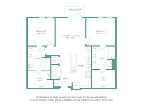 Unit G104 G104 floor plan