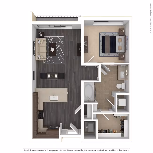 1E 203 floor plan