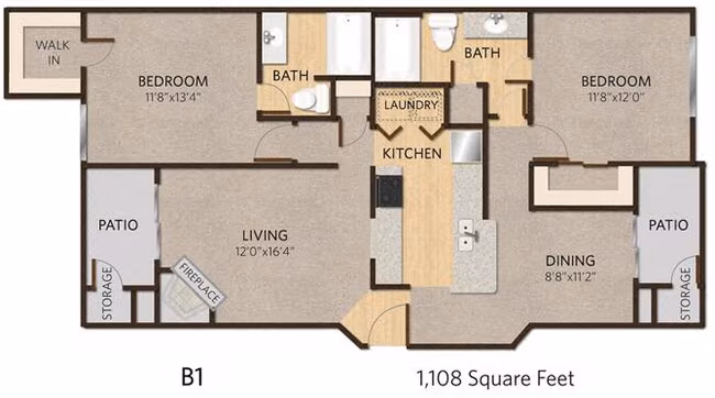 Unit 01305 02205 floor plan