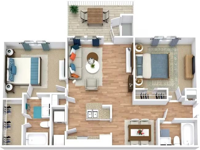 Bluebonnet 1120 floor plan