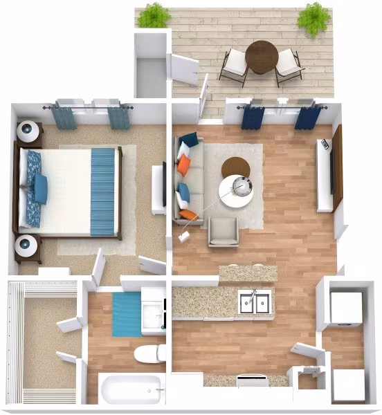 Unit 1735 1735 floor plan