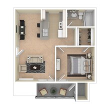 1x1 273 floor plan