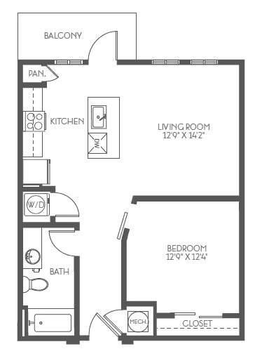 A1 08-207 floor plan