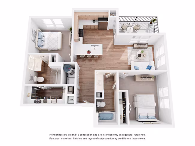 Unit 1001 1001 floor plan