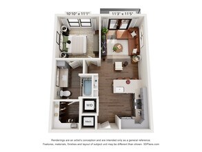 A1 522 floor plan