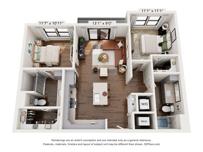 B1 303 floor plan