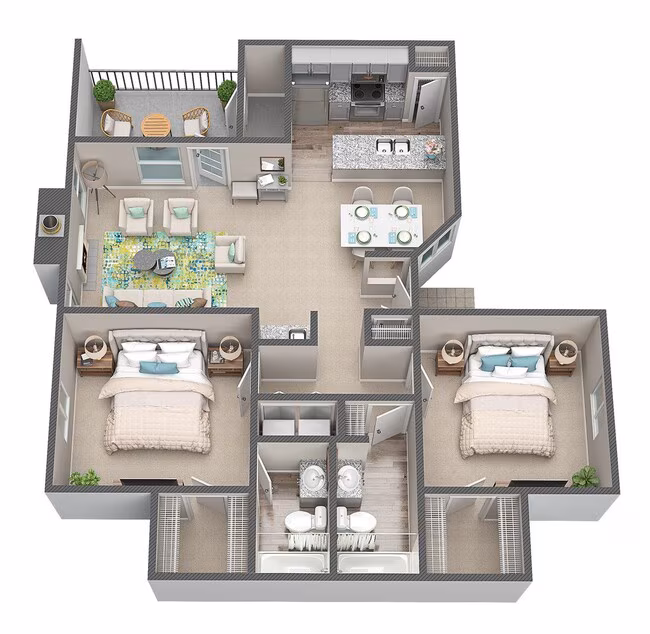 Unit 0602 1309 floor plan