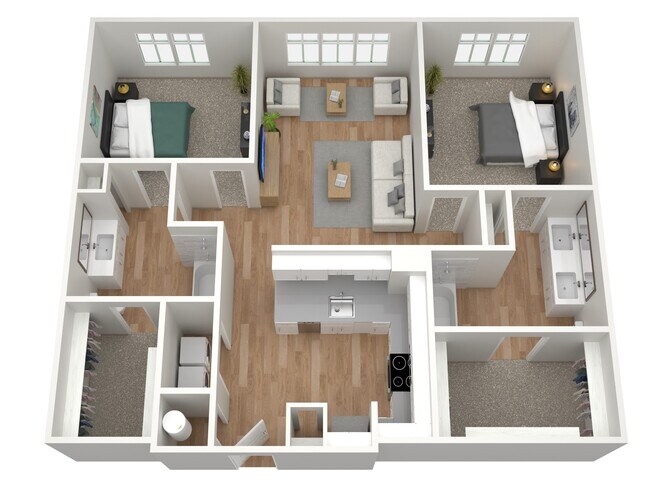 B13 308 floor plan
