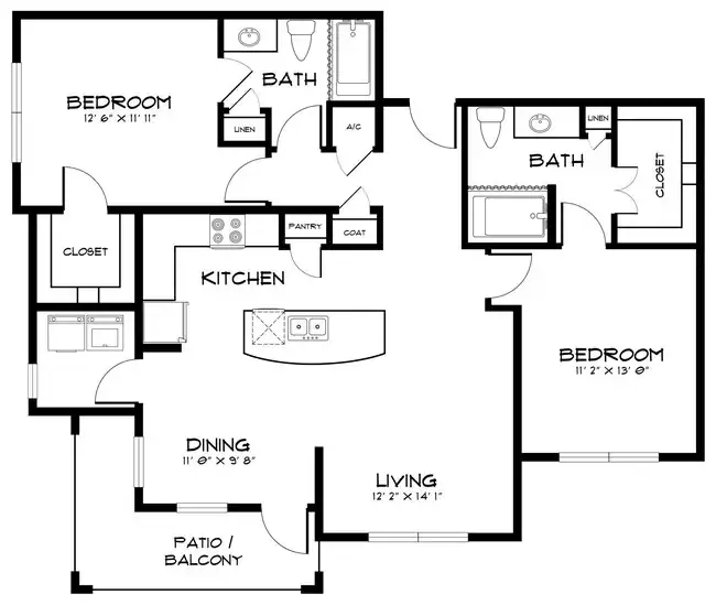 Unit 1038 1038 floor plan