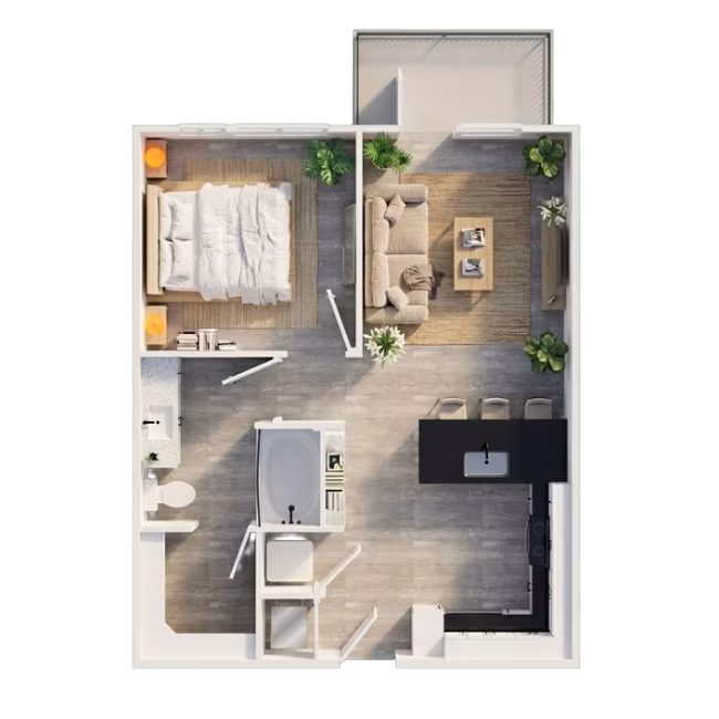 Unit 1119 1145 floor plan