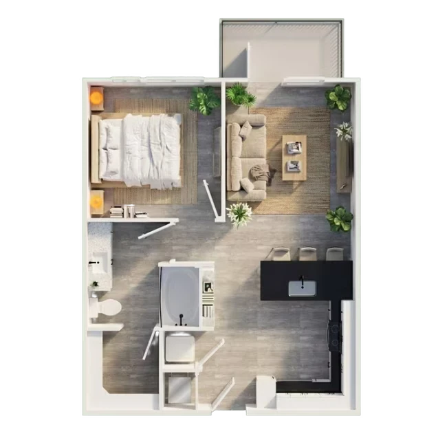 Unit 1519 1519 floor plan
