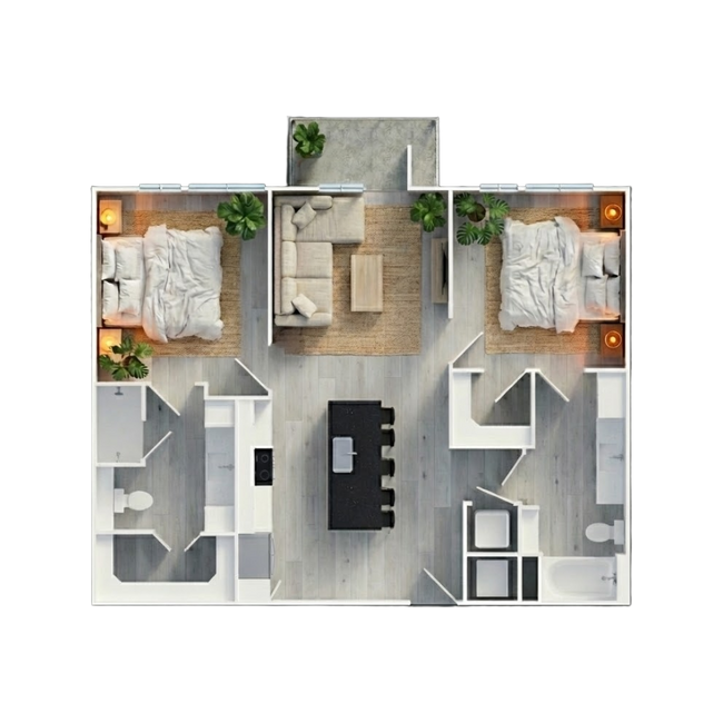 Unit 1414 1414 floor plan