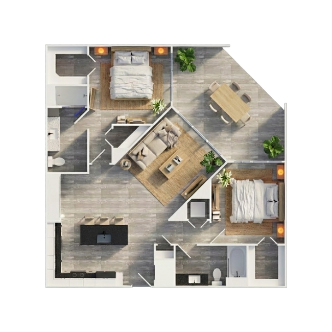 Unit 1221 1221 floor plan