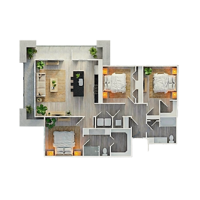 Unit 1409 1409 floor plan
