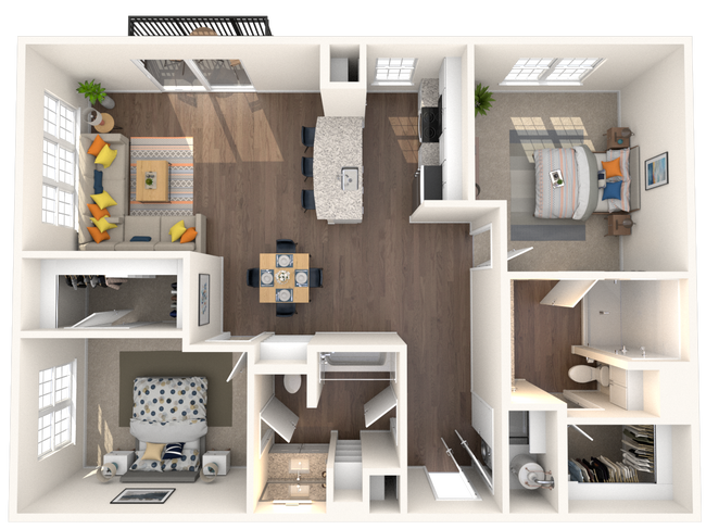 Unit 1131 2311 floor plan