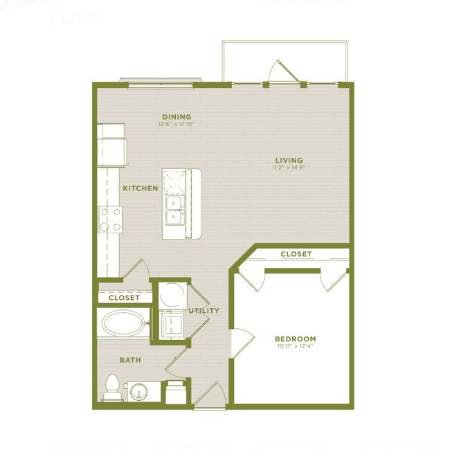 Unit 445 445 floor plan