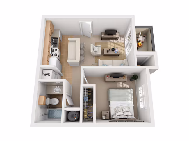 Unit 805 911 floor plan